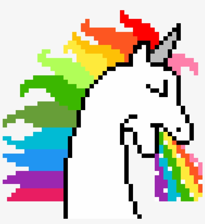 Unicornio - Pixel Unicorn, transparent png download