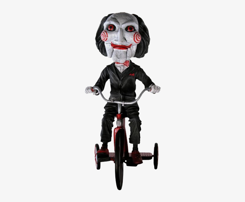 Billy The Puppet On Bike Head Knocker Bobble Head - Saw Head Knocker - Puppet Extreme, transparent png download