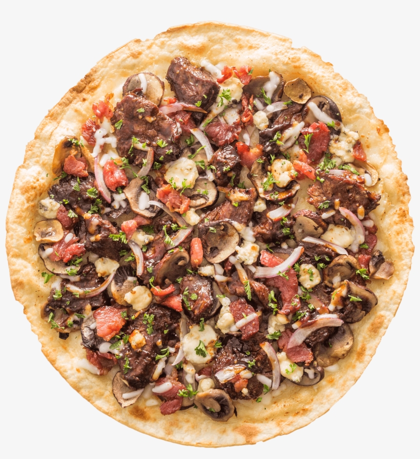 Roasted Beef Tenderloin, Crispy Bacon, Mushrooms, Onions, - Ham Bacon Mushroom Pizza Png, transparent png download
