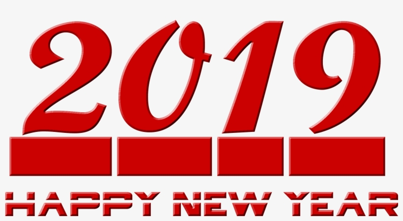 2019 Year Png - New Year, transparent png download