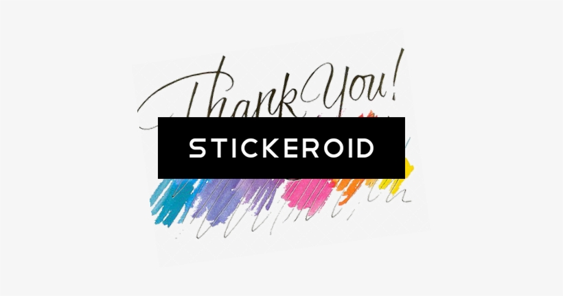 Thank You - Calligraphy, transparent png download