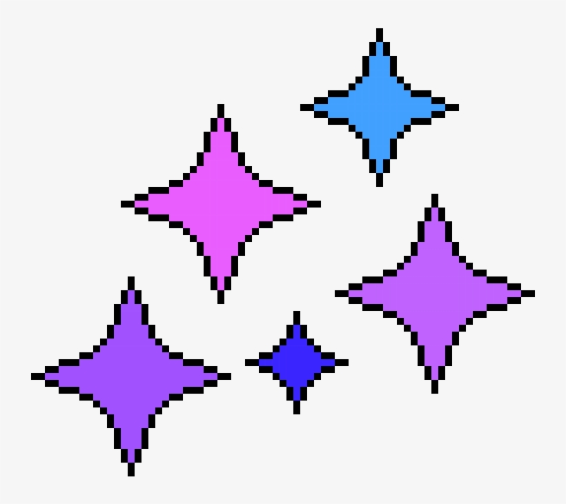 Sparkles - Pixel Art Png Sparkles, transparent png download