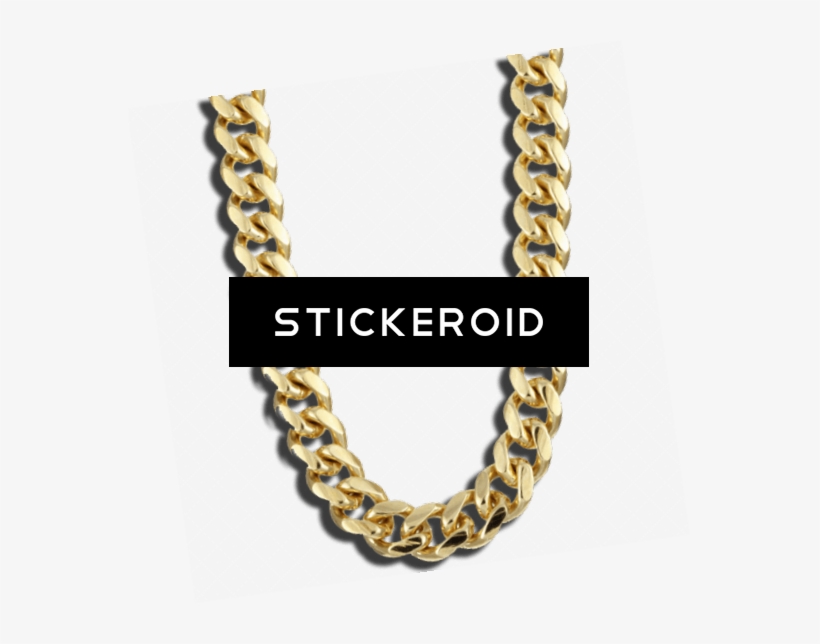 Chain Gold Large - Collier Thug Life Png, transparent png download