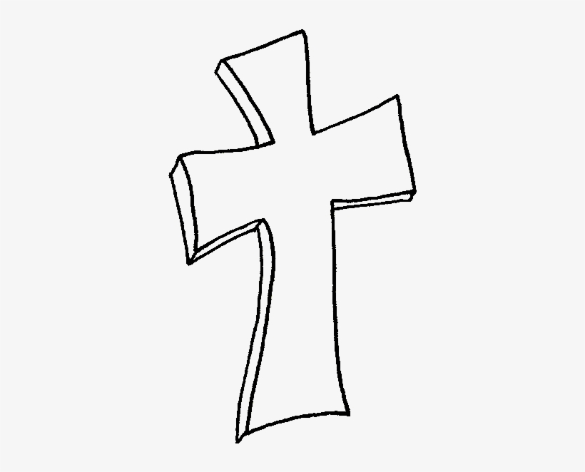 Png Elements - Cross Doodle, transparent png download