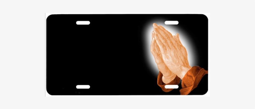 Praying Hands On Black - Praying Hands, transparent png download