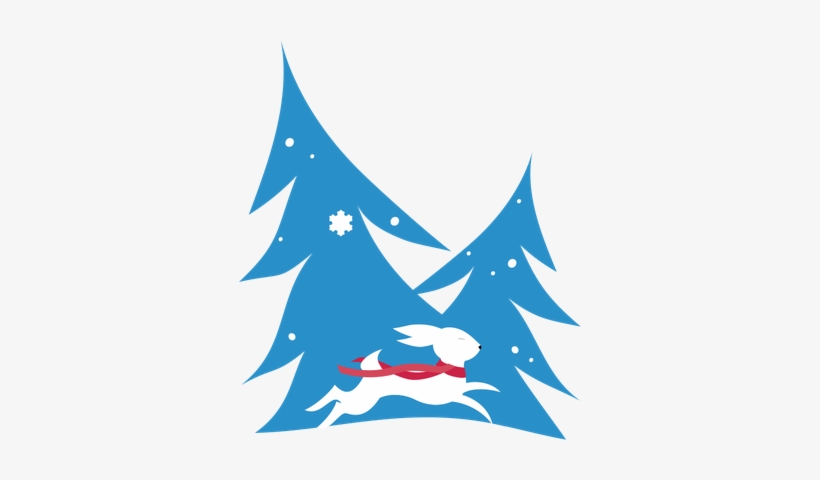 Rabbit In Trees - Tree, transparent png download