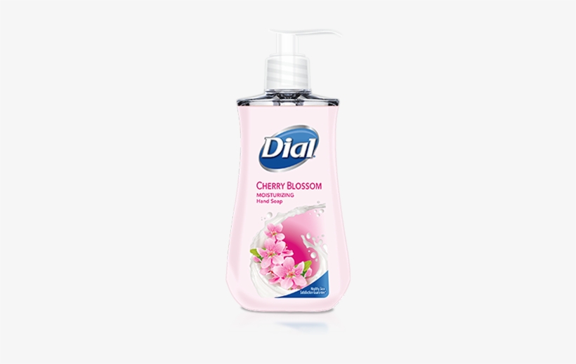 Dial® Cherry Blossom Almond Moisturizing Liquid Hand - Dial Cherry Blossom Hand Wash, transparent png download