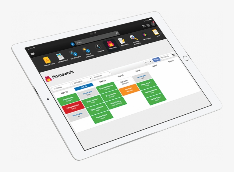Homework-tablet - Tablet Computer, transparent png download