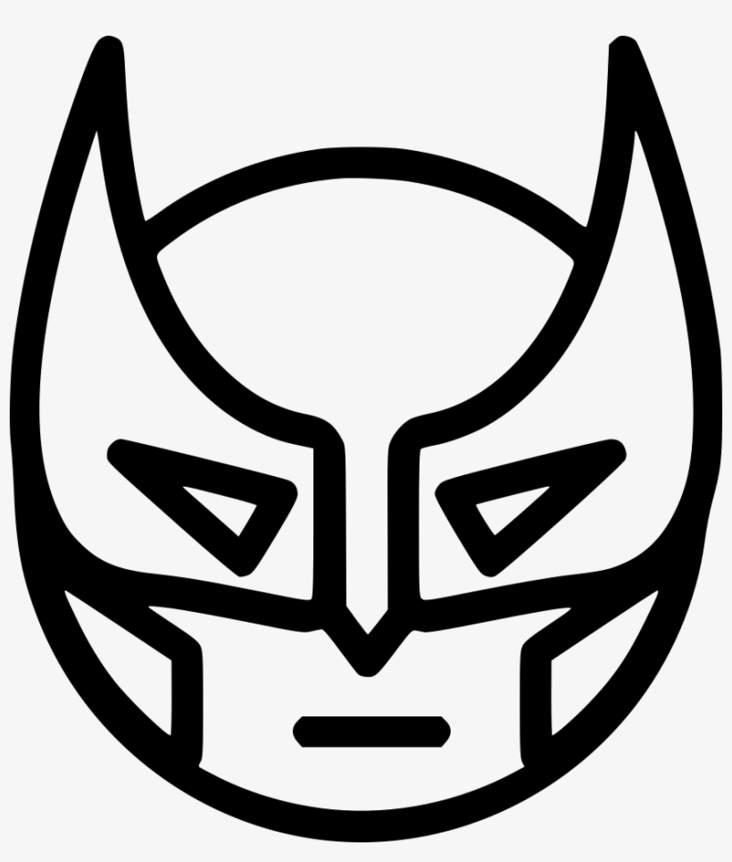 Png File - Superhero Emoji Black And White, transparent png download