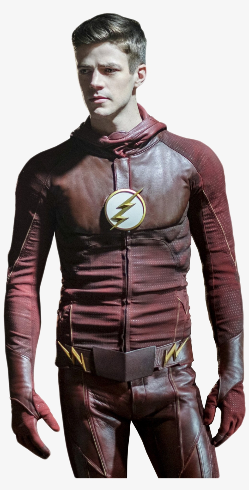 Grant Gustin Con Traje De Flash, transparent png download