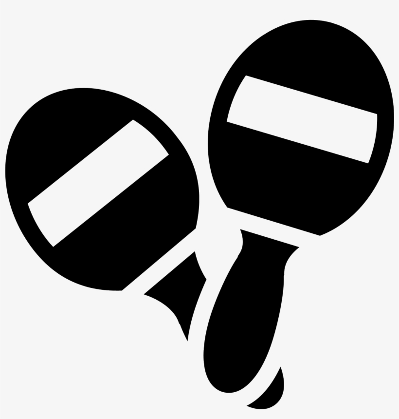 Maracas Filled Icon - Icon, transparent png download