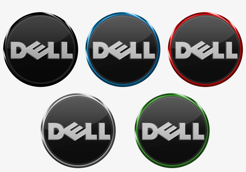 Colored Dell Logos By Arrow 4 U - Dell, transparent png download