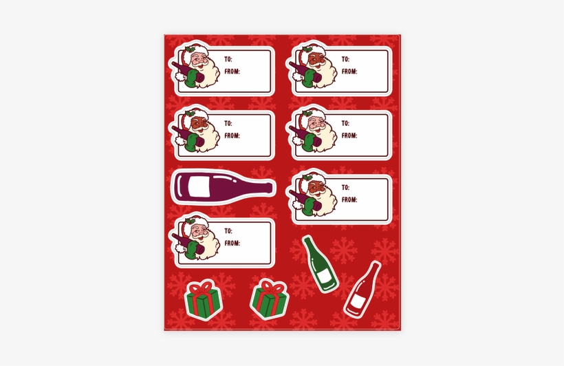 Holiday Gift Tags For All Of Your Present Creations - Sticker, transparent png download