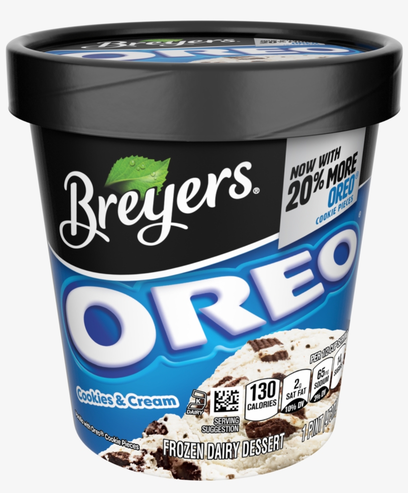 Oreo Cookies And Cream Breyers Cookies Candies Png Breyers Original Ice Cream Natural Vanilla 16 Oz Transparent Png 1500x1500 Free Download On Nicepng