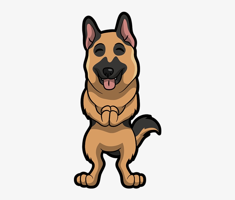 German Shepherd Emoji & Stickers Messages Sticker-0 - Dog, transparent png download