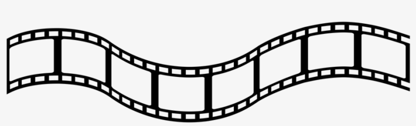 Film Strip Embellishment Scrapbooking Deco - Film Strip Clip Art, transparent png download