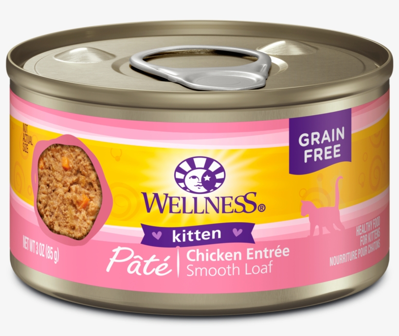 Kitten Pate - Wellness Kitten Canned Food, transparent png download