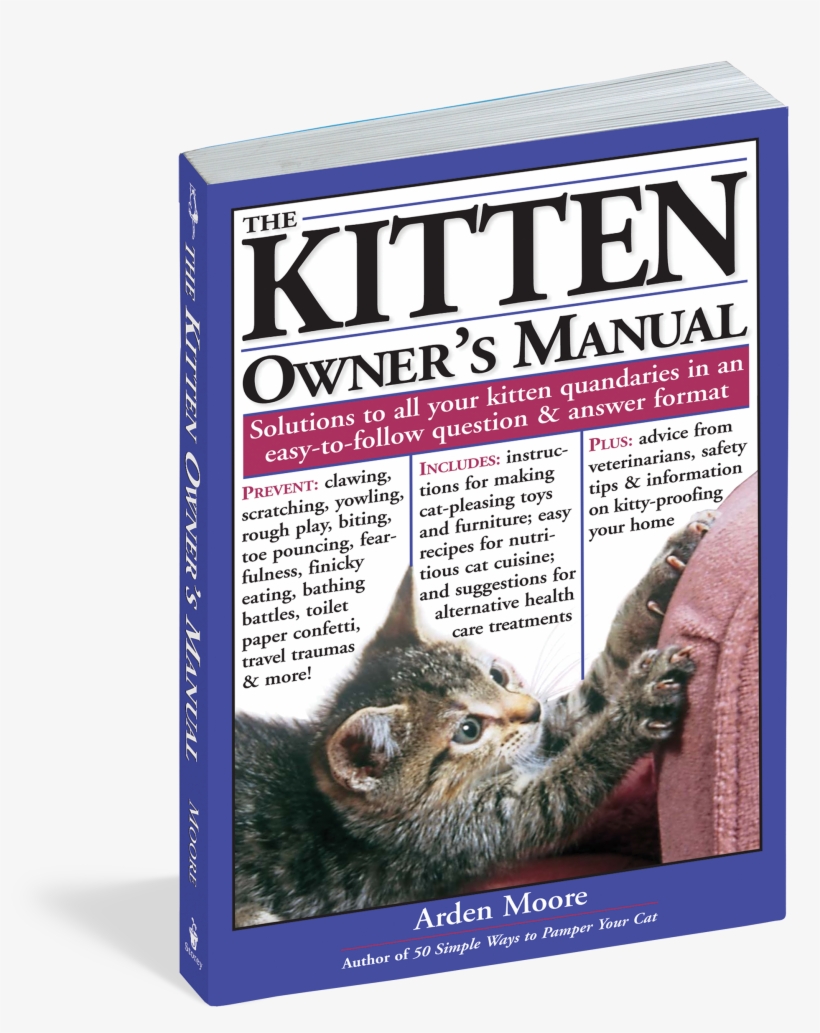The Kitten Owner's Manual - Storey Publishing-the Kitten Owner's Manual Stox-73872, transparent png download