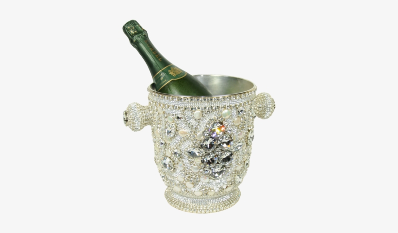 Swarovski Crystal Champagne Bucket - Crystal Champagne Png, transparent png download