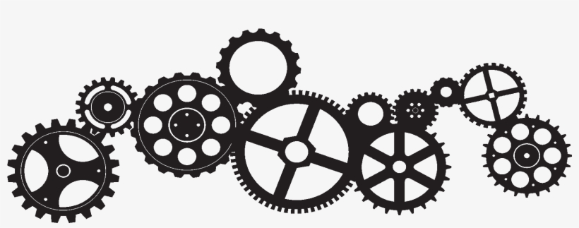 Decorative Gears - Gears On A Wall, transparent png download