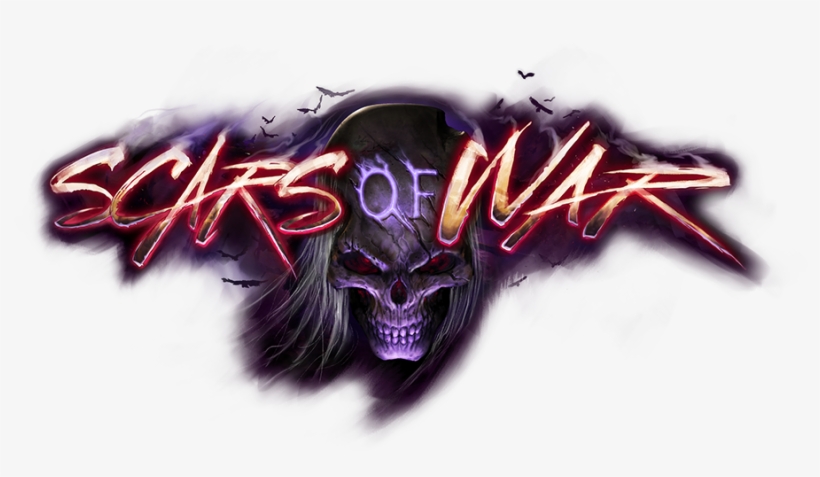 Scars Of War Logo - Skull, transparent png download