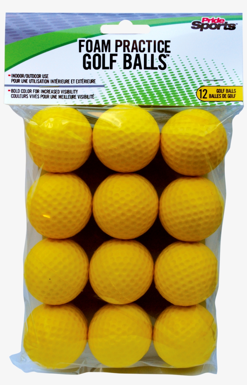 Pridesports Foam Practice Golf Balls, 12 Pack - Pridesports Golf Pridesports Practice Foam 12 Count, transparent png download