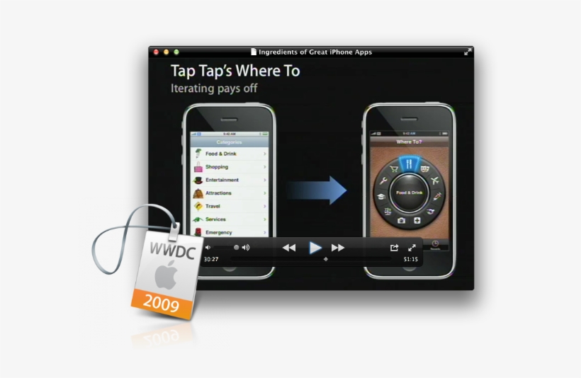 Where To Is Featured In Various Sessions At Wwdc 2009 - Iphone, transparent png download