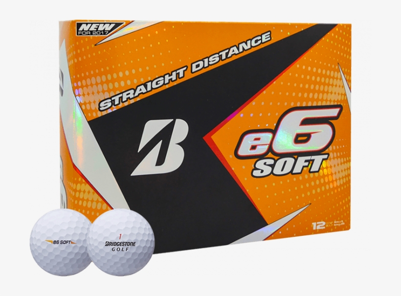Bridgestone 2017 E6 Soft Golf Ball - Bridgestone E6 Soft Golf Balls, transparent png download