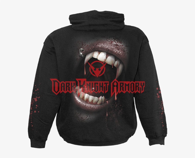 Goth Fangs, Gothic Fantasy Metal Vampieren Mannen T-shirt, transparent png download