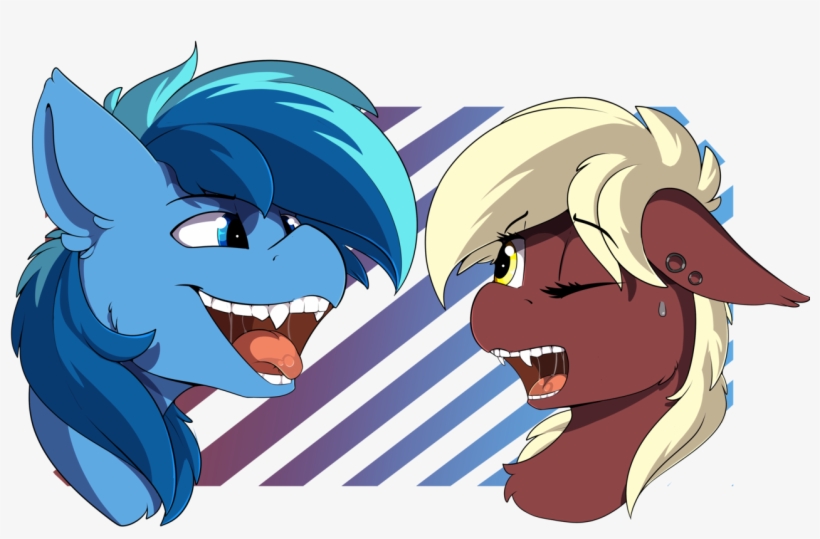 Beardie, Drool, Fangs, Mawshot, Oc, Oc Only, Oc - Cartoon, transparent png download