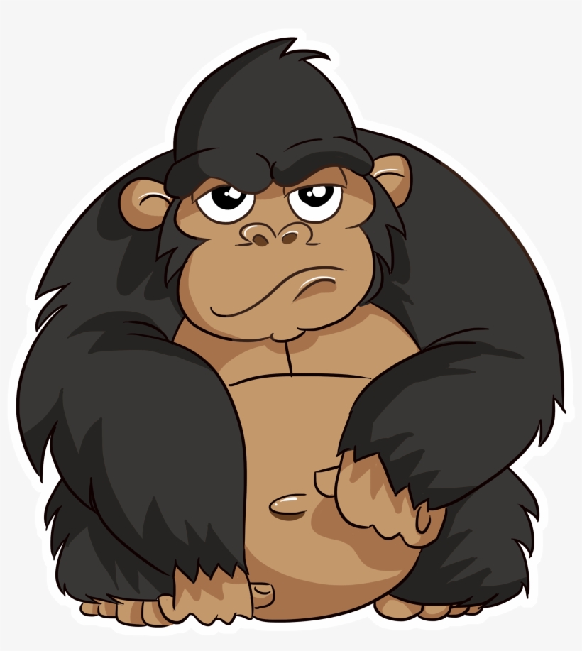 Gorilla - Common Chimpanzee, transparent png download