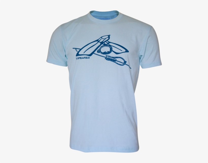 Speared Apparel Simple T-shirt - Speared Apparel Simple Shirt By In Blue (m), transparent png download