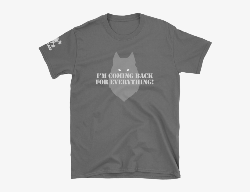 Wolf's Head Short Sleeve Unisex T Shirt - Another Day Another Tour, transparent png download
