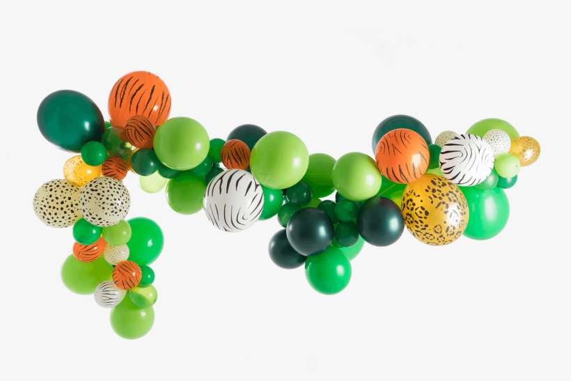 Jungle Balloon Garland Kit - Balloon, transparent png download