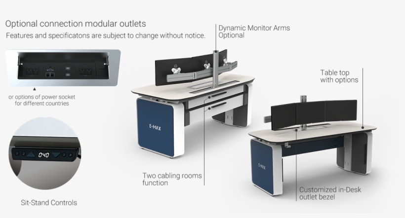 Sit-stand Console Desk - Computer Desk, transparent png download