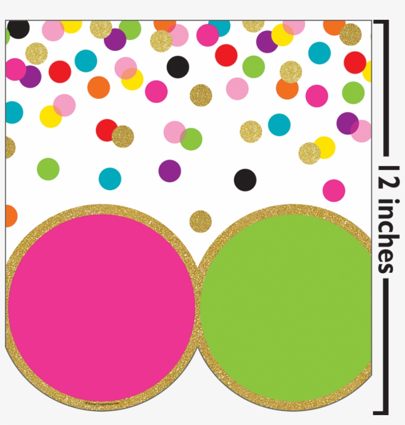 Tcr8980 Confetti Big Big Border Image - Teacher Created Resources Confetti Big Big Border Tcr8980, transparent png download