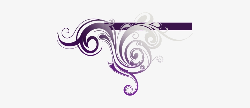 Squiggly Line Clip Art Download - Uber Decals Vinyl Wall Decal Sticker Swirly Leaf Design, transparent png download