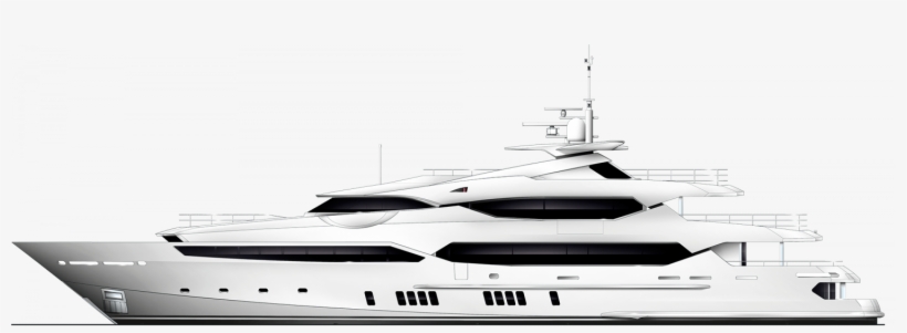 1 - 2 - 3 - - Yacht Side View Png, transparent png download