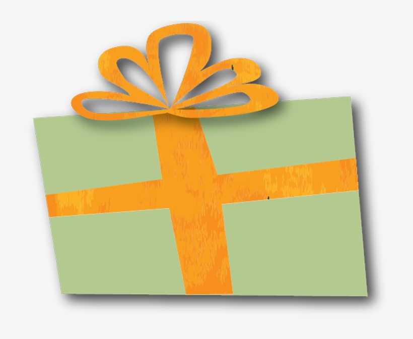 Green Present - Cross, transparent png download