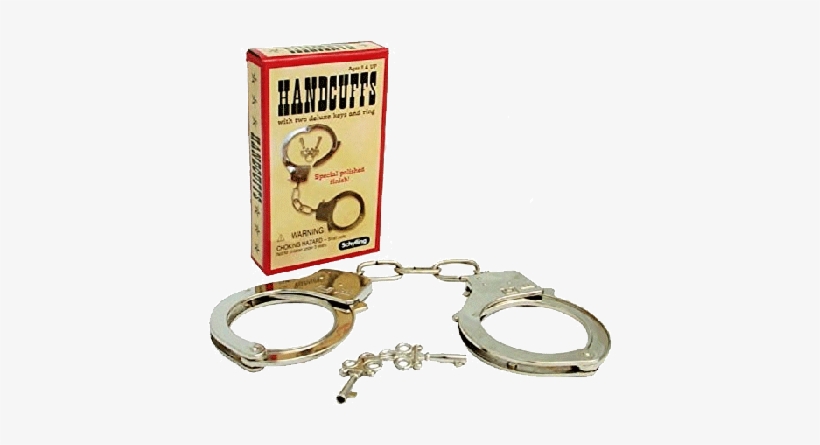 Schylling Handcuff Playset - Metal Hand Cuffs With Keys, transparent png download