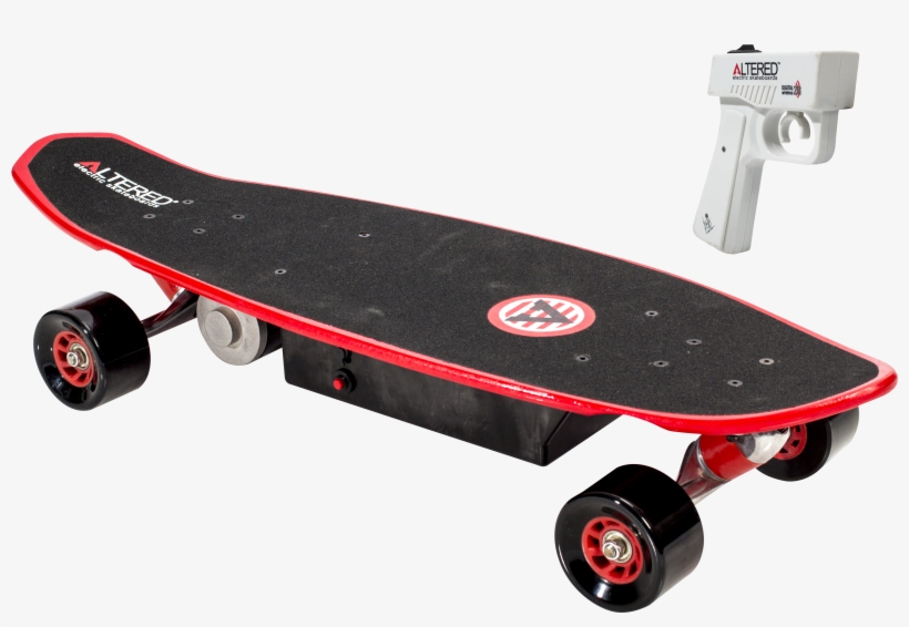 0 Electric Skateboard With Wireless Controller - Altered Electric Skateboard, transparent png download