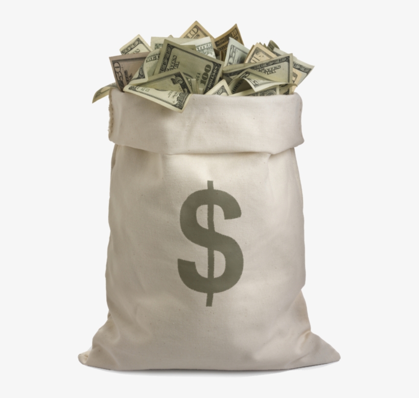 Dollars - Money Bag Png, transparent png download