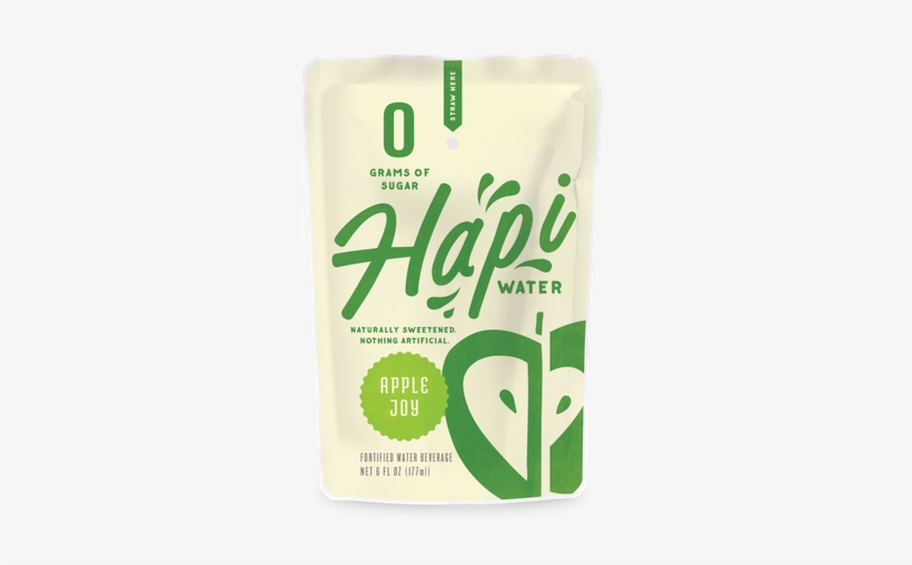 Hapikids-applepouch - Hapi Water Low Calorie All Natural Fruit, transparent png download