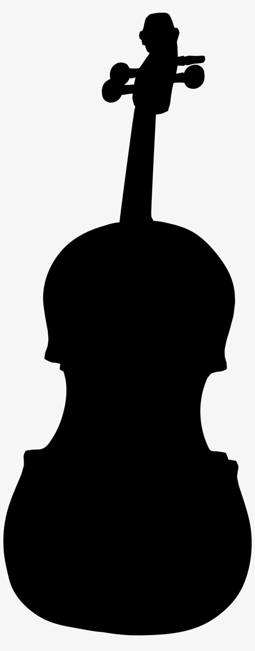 This Free Icons Png Design Of Violin Silhouette - Violin Silhouette Png, transparent png download