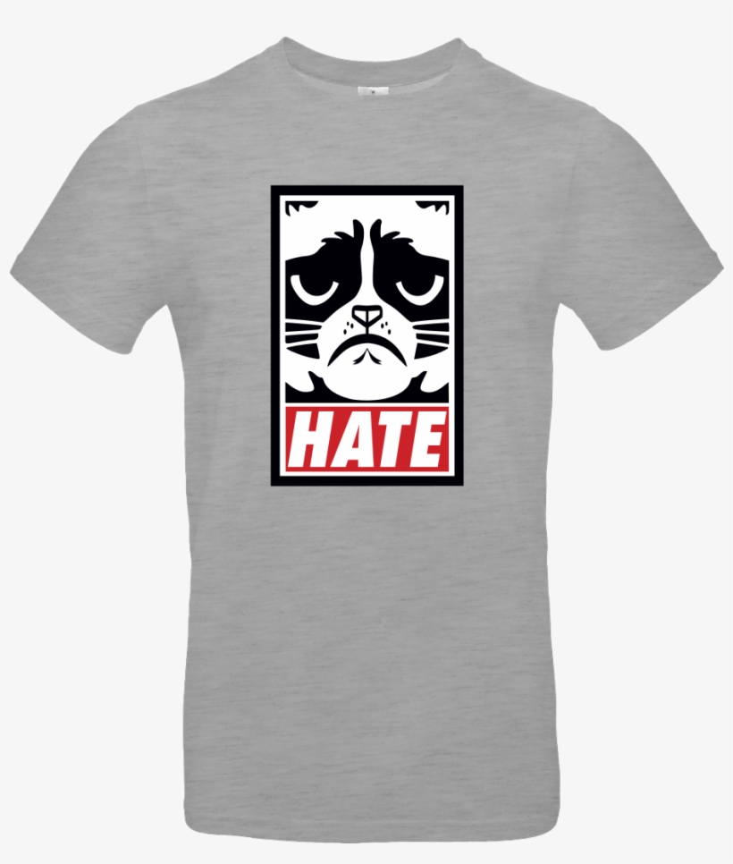 3dsupply Original Grumpy Cat - T-shirt, transparent png download