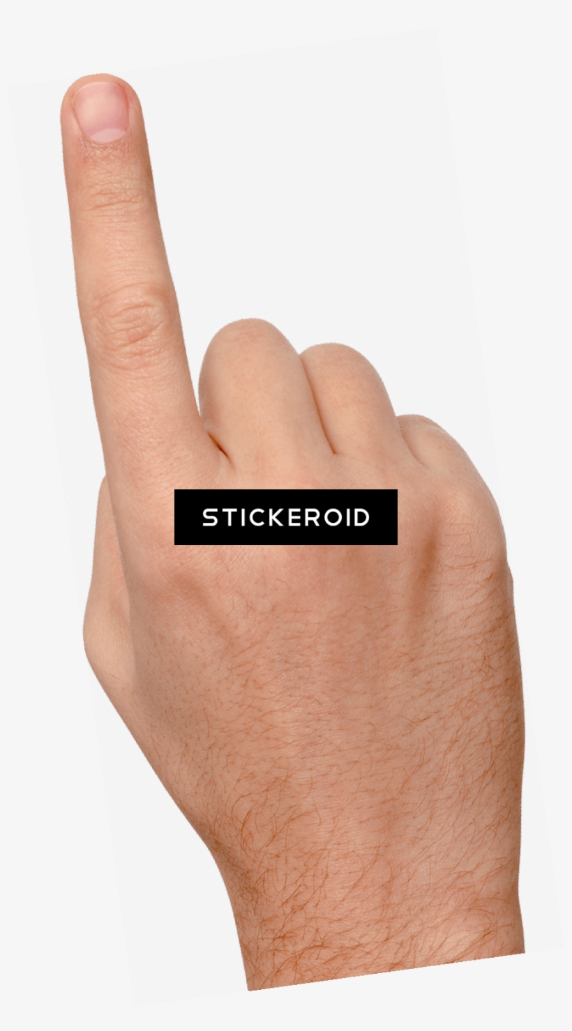 Pointing Finger Fingers - Tattoo, transparent png download