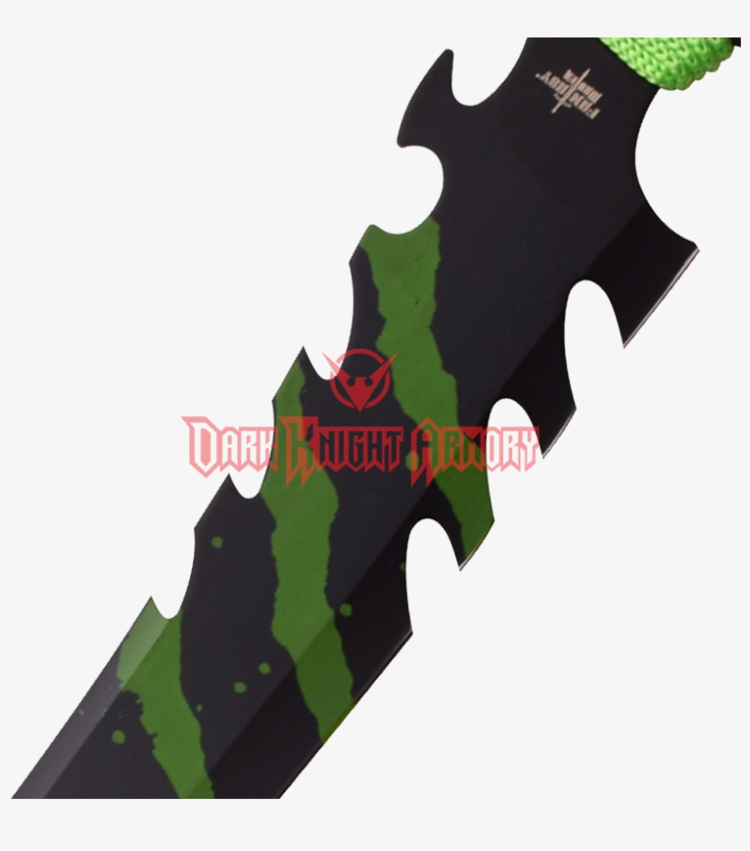 Green Claw Marks Fantasy Sword - Fantasy Swords Green, transparent png download