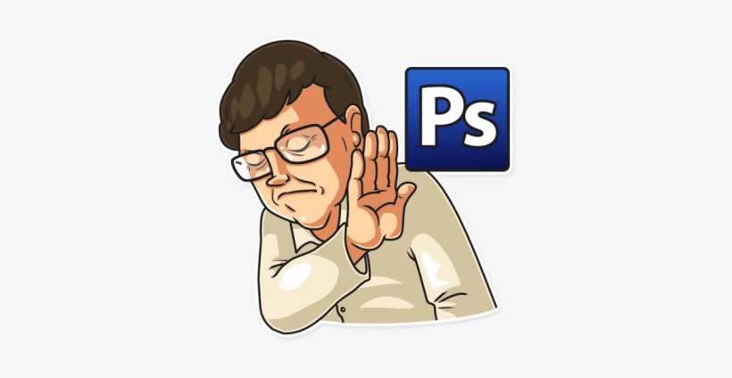 Ps Photoshop Bill Gates - Adobe Photoshop, transparent png download
