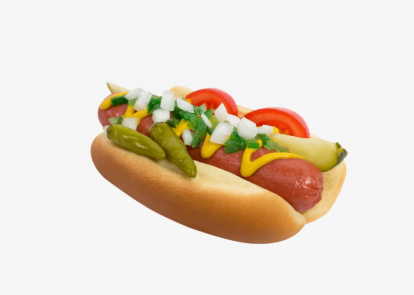 Chicago Hot Dog Png Clipart Chicago-style Hot Dog Bockwurst - Chicago Style Hot Dog Png, transparent png download