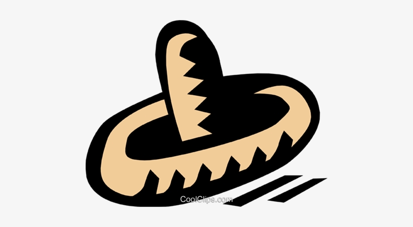 Mexican Hat Royalty Free Vector Clip Art Illustration - Illustration, transparent png download